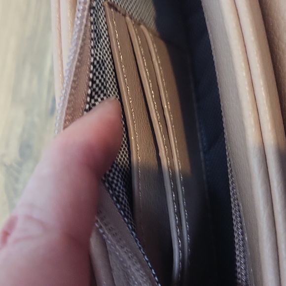 MADISON WEST Mauve/Tan Mini to Convertible Chain Crossbody Bag - Picture 10 of 15